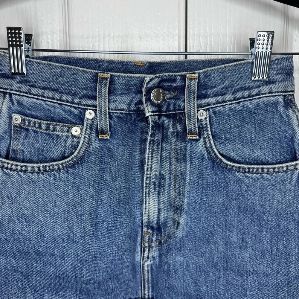 Helmut Lang Femme Utility Denim Mini Skirt